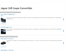 Tablet Screenshot of jaguar2bestcar.blogspot.com