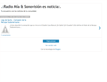 Tablet Screenshot of mia-sonovision.blogspot.com