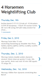 Mobile Screenshot of 4horsemenweightlifting.blogspot.com