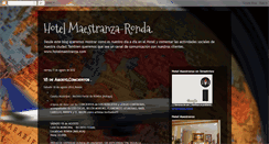 Desktop Screenshot of hotelmaestranza.blogspot.com