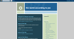 Desktop Screenshot of footballfan-theworldaccordingtojoe.blogspot.com