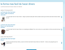 Tablet Screenshot of laformamasfacildehacerdinero.blogspot.com