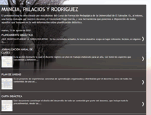 Tablet Screenshot of manciapalaciosyrodriguez.blogspot.com