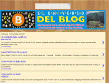 Tablet Screenshot of eluniversodelblog.blogspot.com