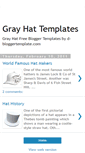 Mobile Screenshot of grayhattemplates.blogspot.com