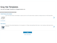 Tablet Screenshot of grayhattemplates.blogspot.com