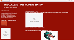 Desktop Screenshot of nationalwomenscollegetimes.blogspot.com