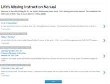 Tablet Screenshot of missingmanual.blogspot.com