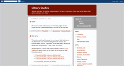 Desktop Screenshot of library-studies.blogspot.com