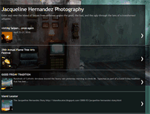 Tablet Screenshot of jacqhernandezgallery.blogspot.com