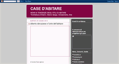 Desktop Screenshot of casedabitare.blogspot.com