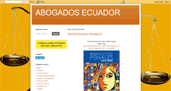 Desktop Screenshot of abogadosec.blogspot.com