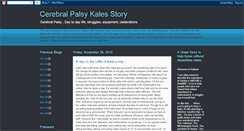 Desktop Screenshot of cerebralpalsykalesstory.blogspot.com