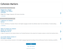 Tablet Screenshot of cohesionmarkers.blogspot.com