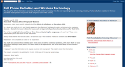 Desktop Screenshot of cellphoneradiationusa.blogspot.com