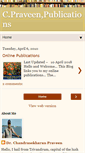 Mobile Screenshot of cpraveenpublications.blogspot.com