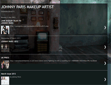 Tablet Screenshot of johnnyparismakeupartist.blogspot.com