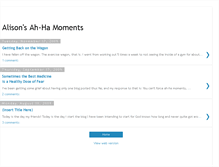 Tablet Screenshot of ah-hamoments.blogspot.com