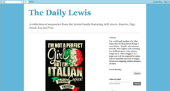 Desktop Screenshot of dailylewis.blogspot.com