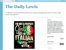 Tablet Screenshot of dailylewis.blogspot.com