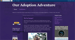 Desktop Screenshot of andrewandsarasadoption.blogspot.com