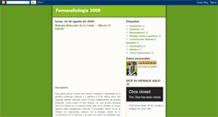 Desktop Screenshot of fonoaudiologia2009.blogspot.com