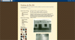 Desktop Screenshot of noticiasdepioxii.blogspot.com