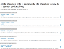 Tablet Screenshot of clifechurch.blogspot.com