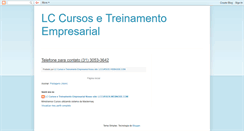 Desktop Screenshot of lctreinamento.blogspot.com