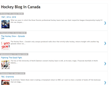 Tablet Screenshot of hockey-blog-in-canada.blogspot.com