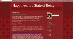 Desktop Screenshot of happinessisastateofbeing.blogspot.com