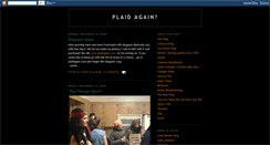 Desktop Screenshot of plaidagain.blogspot.com