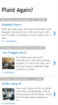 Mobile Screenshot of plaidagain.blogspot.com
