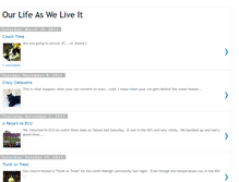 Tablet Screenshot of ourlifeaswelive.blogspot.com