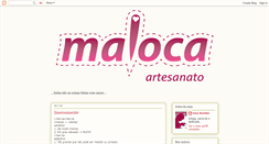 Desktop Screenshot of maloca-artesanato.blogspot.com