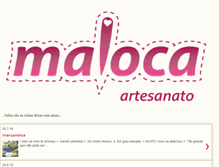 Tablet Screenshot of maloca-artesanato.blogspot.com