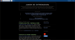 Desktop Screenshot of jamonextremadurajamondetrujillo.blogspot.com