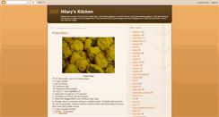 Desktop Screenshot of hilarys-kitchen.blogspot.com
