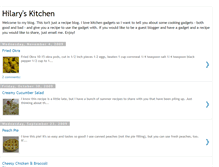 Tablet Screenshot of hilarys-kitchen.blogspot.com