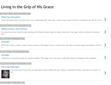 Tablet Screenshot of livinginthegripofhisgrace.blogspot.com