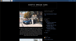 Desktop Screenshot of eraofexoticdreamcars.blogspot.com