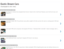 Tablet Screenshot of eraofexoticdreamcars.blogspot.com