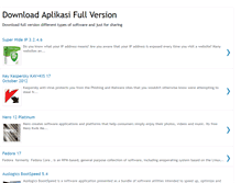 Tablet Screenshot of aplikasi-fullversion.blogspot.com
