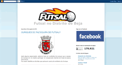 Desktop Screenshot of distritaldefutsal.blogspot.com