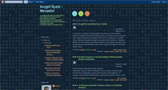 Desktop Screenshot of acigol-ilcesi.blogspot.com