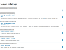 Tablet Screenshot of lampeeclairage-46.blogspot.com