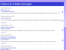 Tablet Screenshot of citizensforabetterburlington.blogspot.com