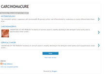 Tablet Screenshot of carcinomacure.blogspot.com