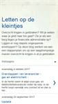 Mobile Screenshot of lettenopdekleintjes.blogspot.com