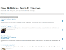 Tablet Screenshot of canal88noticias.blogspot.com